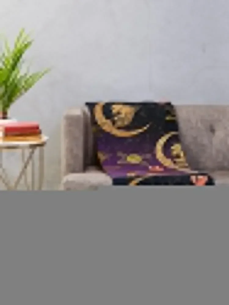 Treasured Planets Throw Blanket For Decorative Sofa Cute Decoratives Blankets