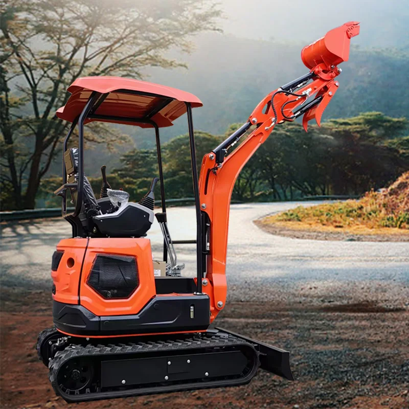 Customized household garden small excavator Bagger and Mini excavator Multi functional mining tools for various projects