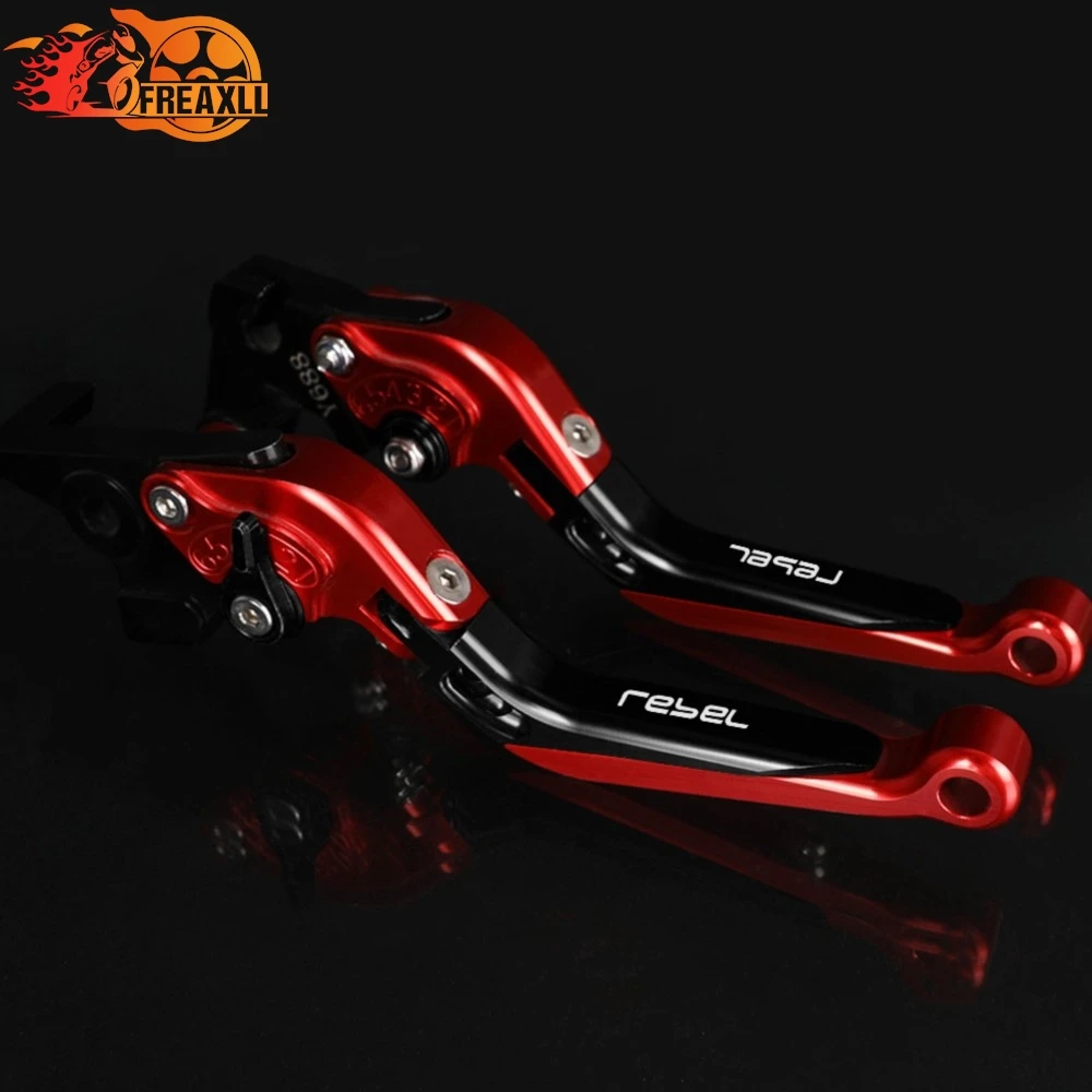 

For HONDA Rebel500 Rebel300 CMX 500 CMX300 REBEL 2017-2020 2017 2018 2021 2022 Motorcycle Adjustable Folding Brake Clutch Levers