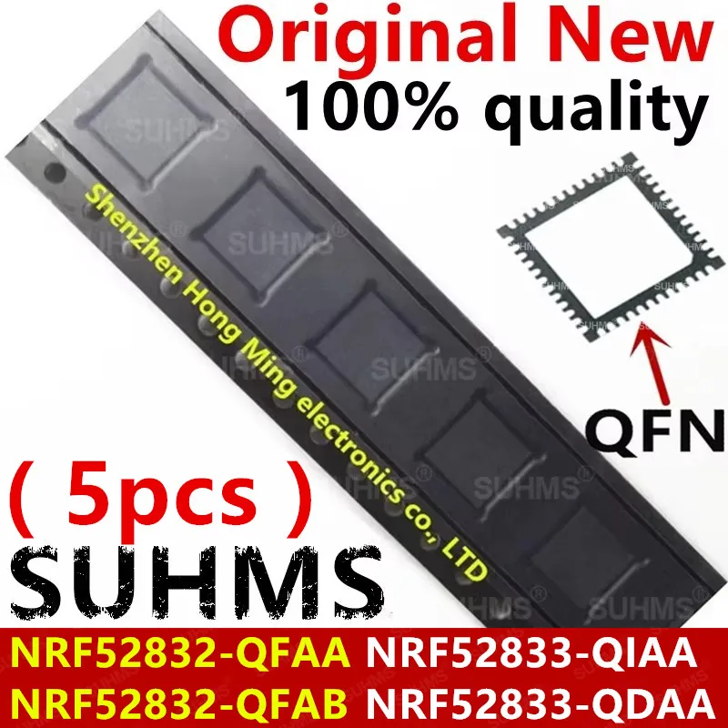 (5piece) NRF52832-QFAA NRF52832-QFAB N52832QFAA N52832QFAB N52832 NRF52833-QIAA NRF52833-QDAA N52833QIAA N52833QDAA N52833 -R