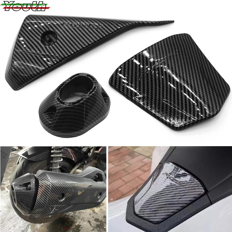 

For Honda pcx160 pcx125 PCX 160 125 2021 2022 2023 Motorcycle Exhaust Pipe Protection Guard Decorator Port Protective Cover