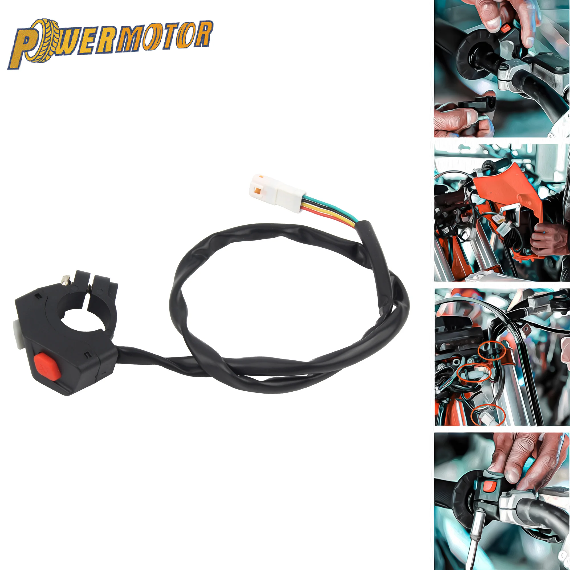 Motocross Scheinwerfer Horn Kill Schalter Für KTM HUSQVARNA GAS GAS EC250-300 EC250F/350F 21-23 TE125 14-16 TE150 17-19 TE 250