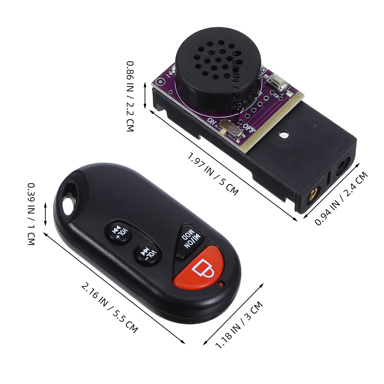 เครื่องทำเสียงกรี๊ดแบบรีโมทคอนโทรล ของเล่นแกล้งคน เสียงตลกๆ สำหรับงานปาร์ตี้ในออฟฟิศ โรงเรียน เสียงบี๊บๆ น่ารำคาญ