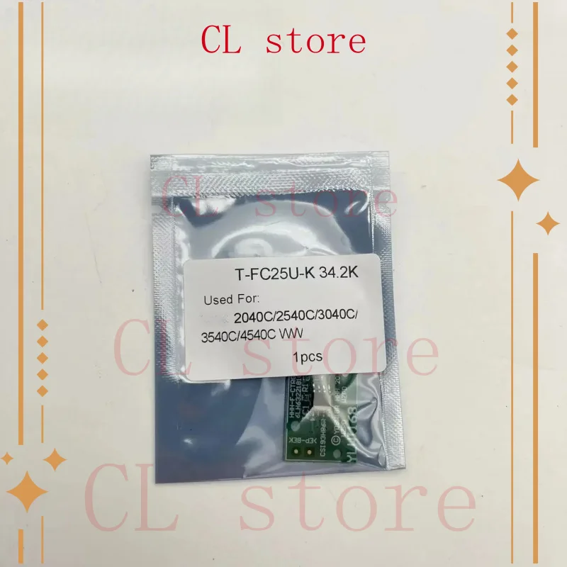10 مجموعات TFC25 T-FC25 خرطوشة الحبر إعادة تعيين رقاقة توشيبا E-Studio 2040C 2540C 3040C 3540C 4540 2540 3040 3540 4540 #5