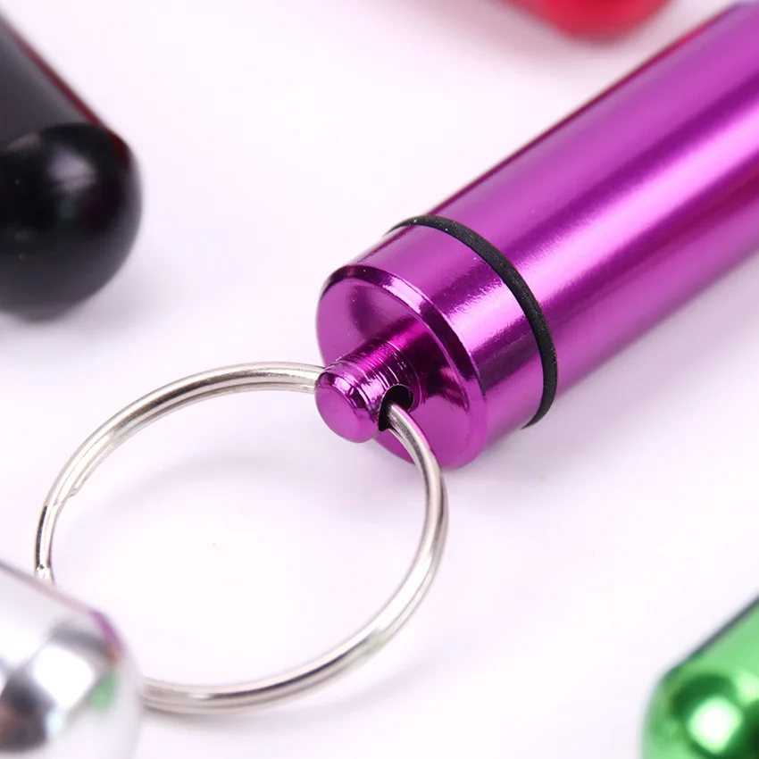 3 pcs Random color portable storage box, mini key pendant storage box suitable for hunting, fishing, camping, exploration