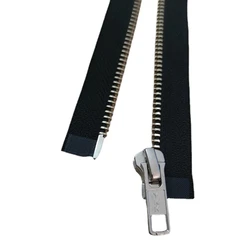 2pcs/Lot 5# 60cm To 70cm Vintage YKK Zipper Metal Single Open End Down Jacket Repair Tailor Sewing Accessories