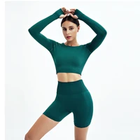 WAREBALL 2/3/4pcs Seamless Yoga Set Gym Clothes Sportswear Yoga Suits For Women Fitness Set Tracksuits Sports Bra Gym Leggings - Image 2