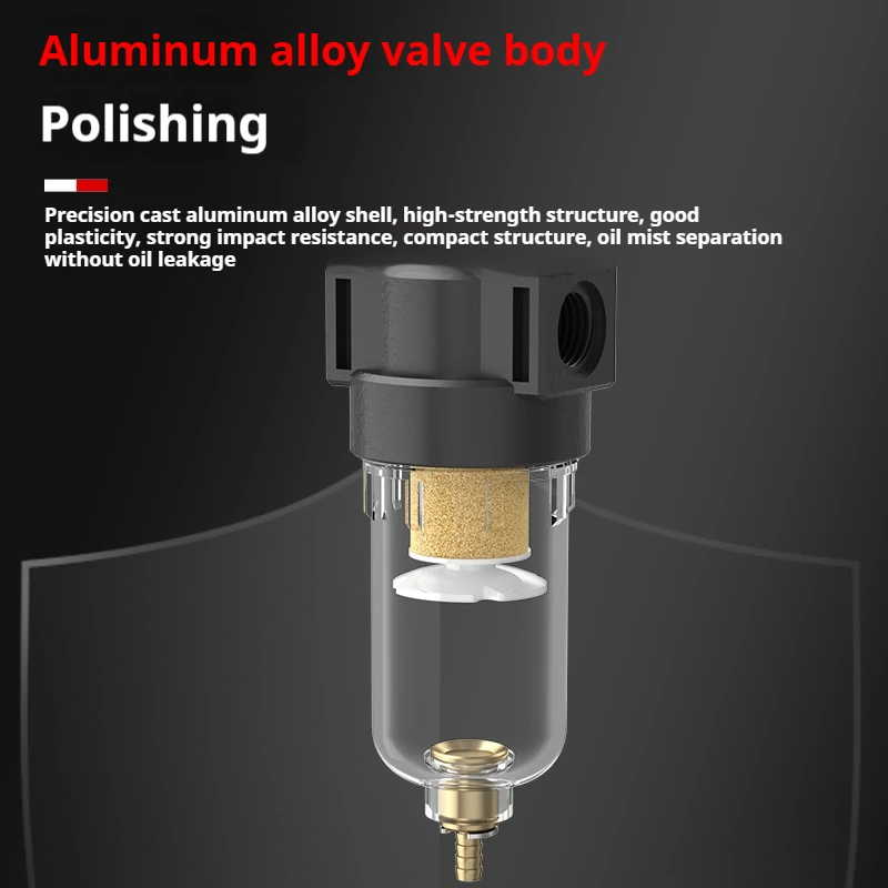 Reition AF2000 Pneumatic Parts Air Filter Accessory Source Treatment Unit for Compressor Oil water separation