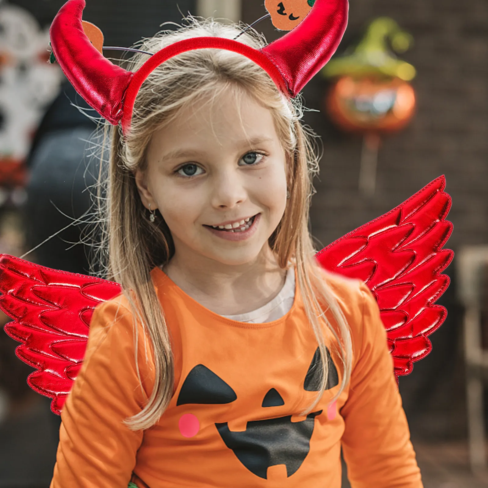 

1Set Halloween Devil Headband Costume Prop Cosplay Decor Realistic Fun Party Accessory Environmental Friendly Devil Cosplay