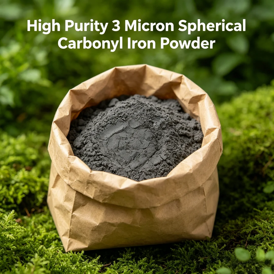 High Purity 3 Micron Spherical Carbonyl Iron Powder Ultrafine Iron Powder For Lab Experiment Magnetic Rubber Diamond Catalyst