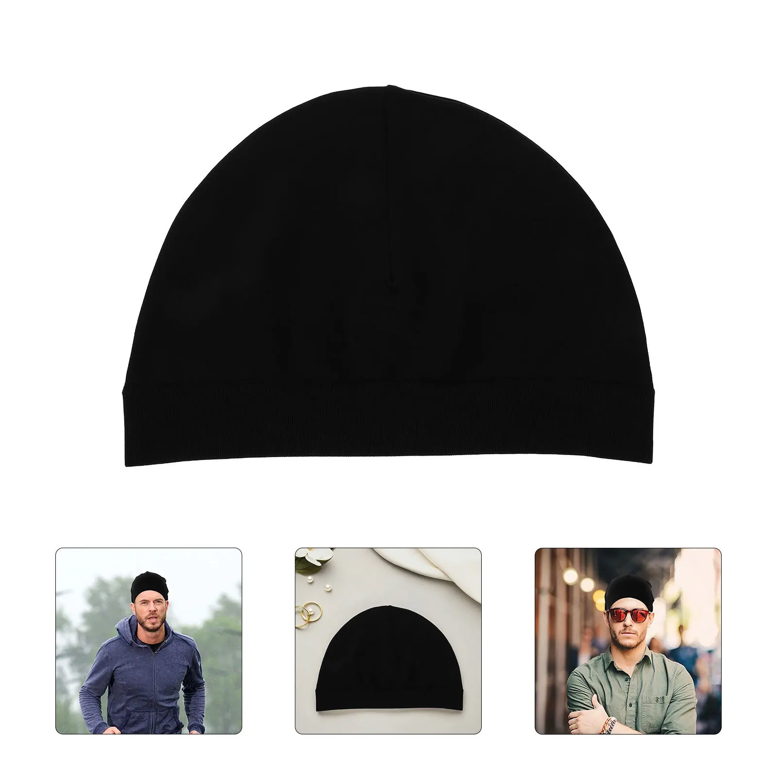 2Pcs Outdoor Warm Skull Cap Thermal Balaclava Unisex Winter Sports Hat Windproof Cycling Running Skiing Hat Cold Weather