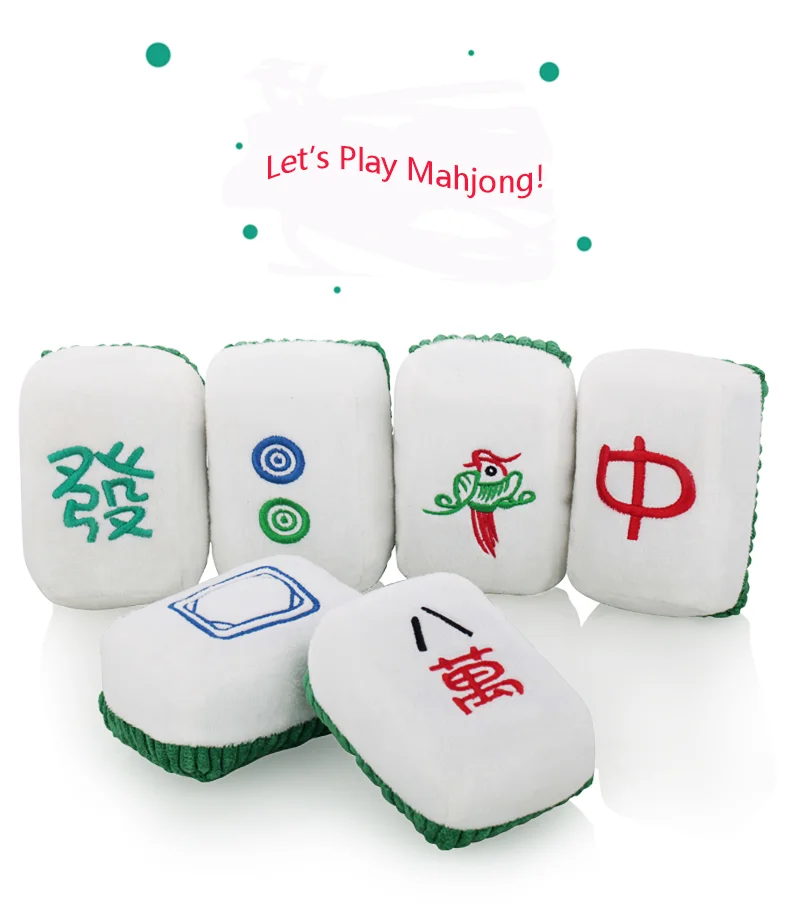 Link Tuff Plush Toys for Cats - Mahjong Series