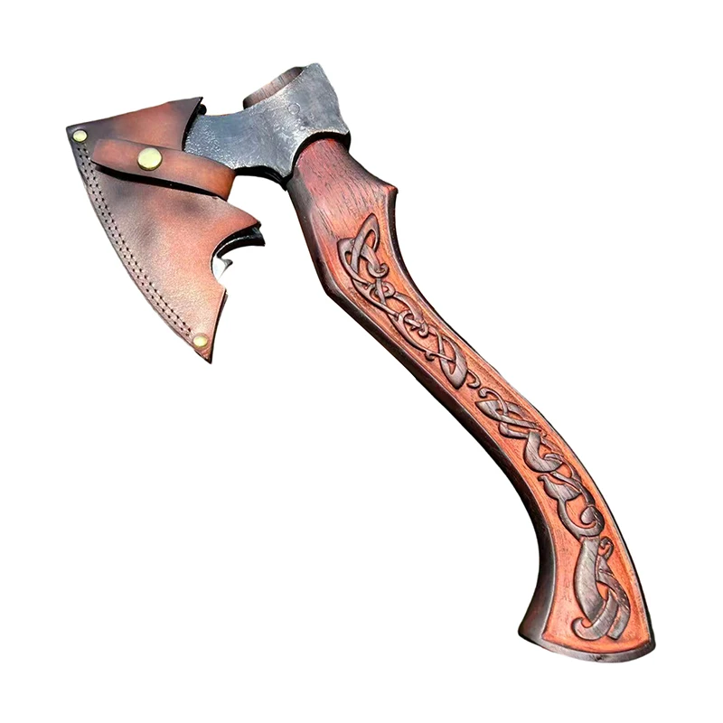 Carving Nordic battle axe multifunctional portable mountain axe tactical camping axe woodworking chopping axe
