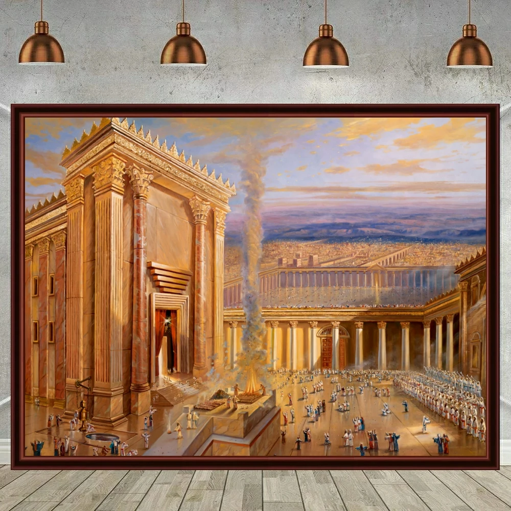 Wailing Wall gerusalemme pittura diamante 5D Kit trapano completo punto croce diamante mosaico cristianesimo ebraico decorazioni per la casa regalo