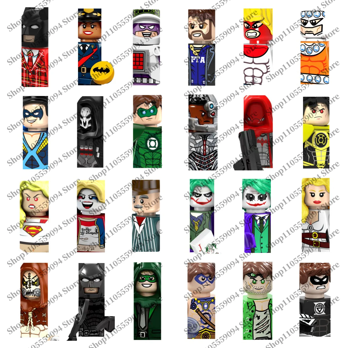 HOT Superhero Collect limited edition building block Doctor Fate Flash Scarecrow Penguin Mini brick block doll toys gifts