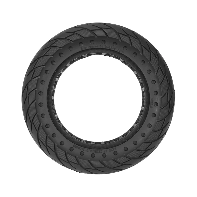 Black 10X2.5 Solid Tire Max G30 G30L Electric Scooter Rubber Shock-Absorbing Explosion-Proof Tire