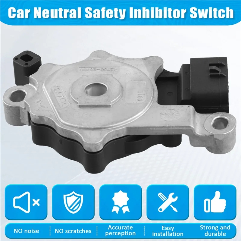 

ABQB-Car Neutral Safety Switch Gearbox Neutral Switch Sensor 42700-26700 For Kia K2 K3 KX3 KX5 Sportage Forte