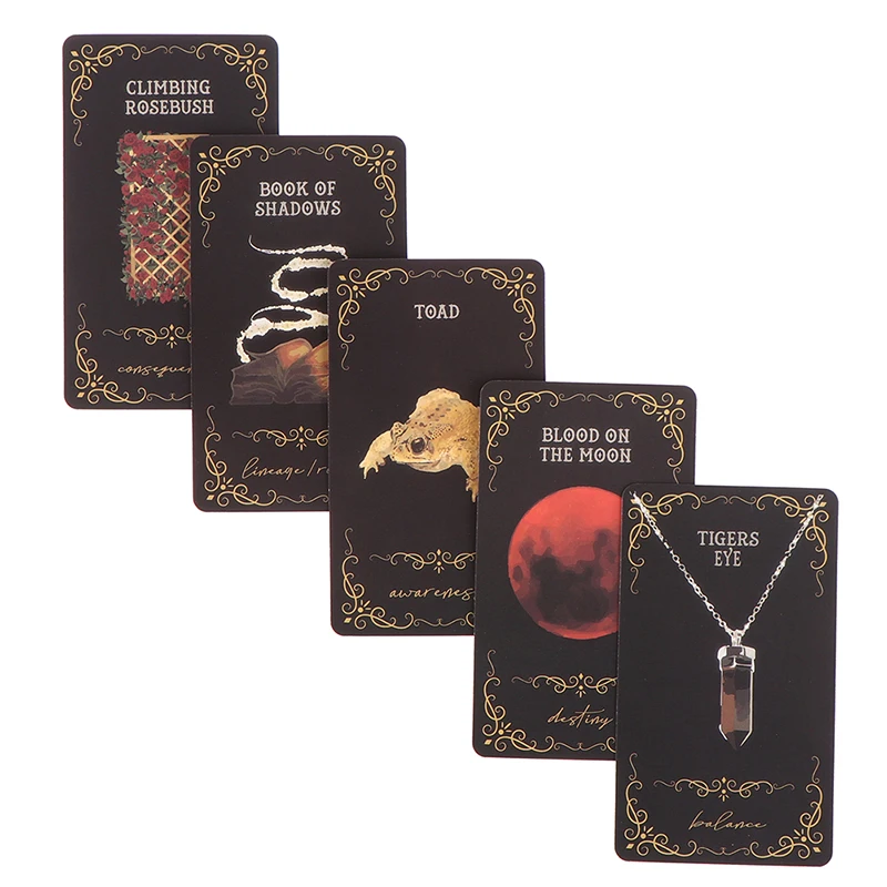 1Set Practical Magic Inner Witch Oracle Tarot English Version Guide Card Game Board Game