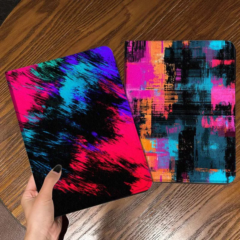 

Colorful Abstract Brush Gift Tablet Case For Samsung Galaxy Tab S7 S8 S9 S10 FE Lite