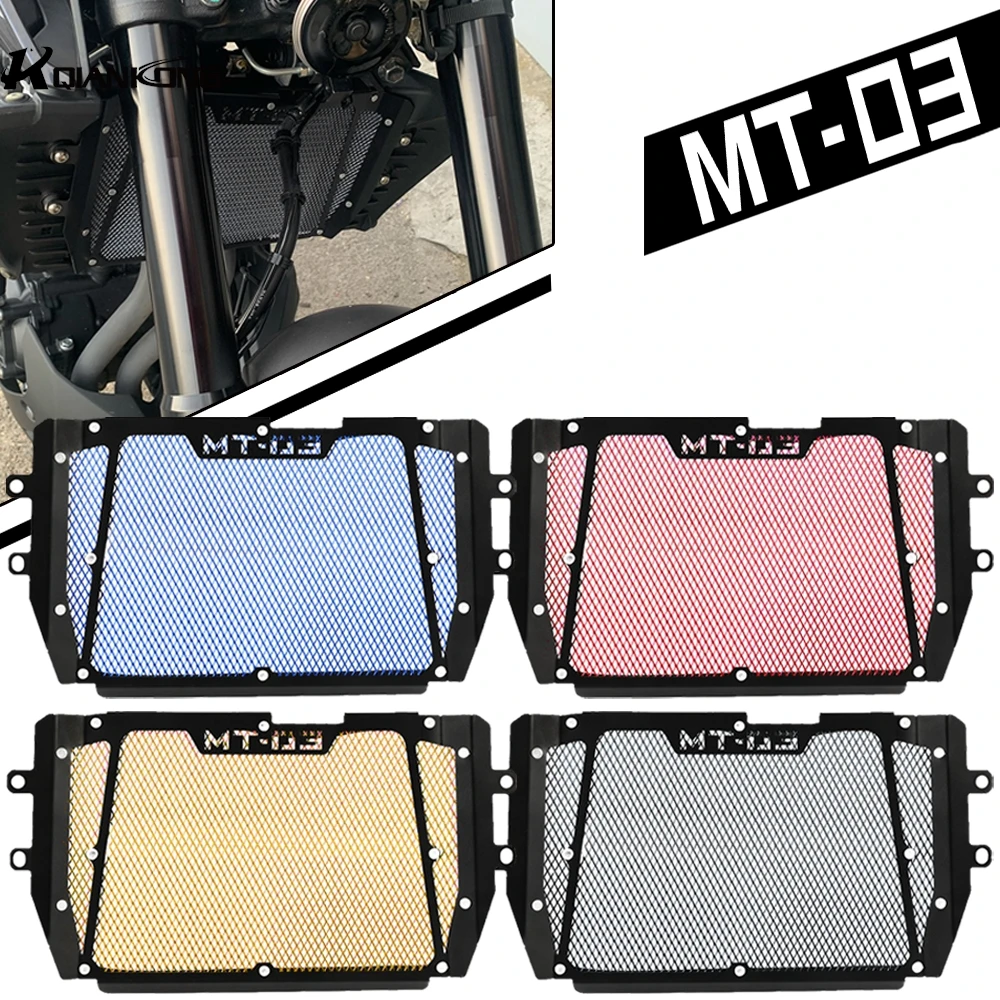 FOR YAMAHA MT-03 MT 03 2015- 2017 2018 2019 2020 2021 2022 2023 2024 2025 2026 Motorcycle Radiator Grille Guard Cover Protector