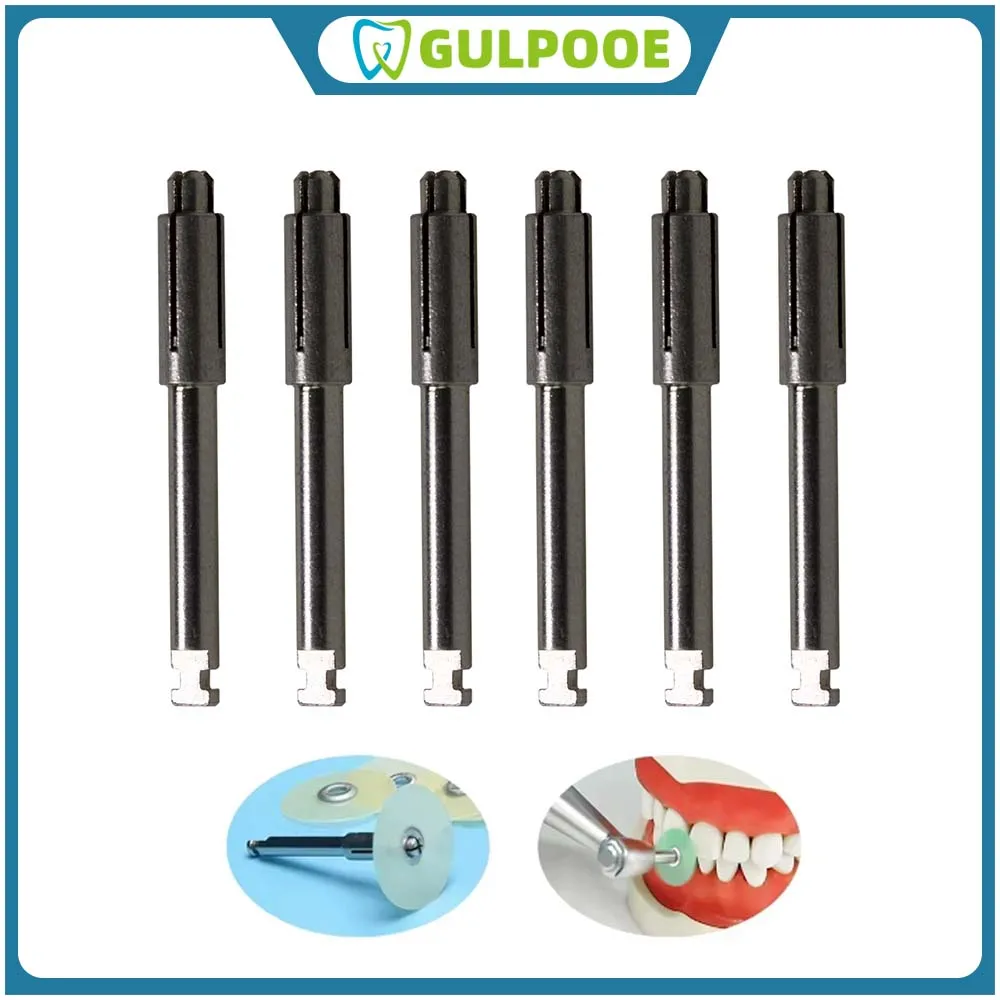 GULPOOE 1 Pcs Dental Polishing Disc Mandre Rod Disc Fit Ra Shank For Polishing Holding Stainless Steel Dentistry Lab Products