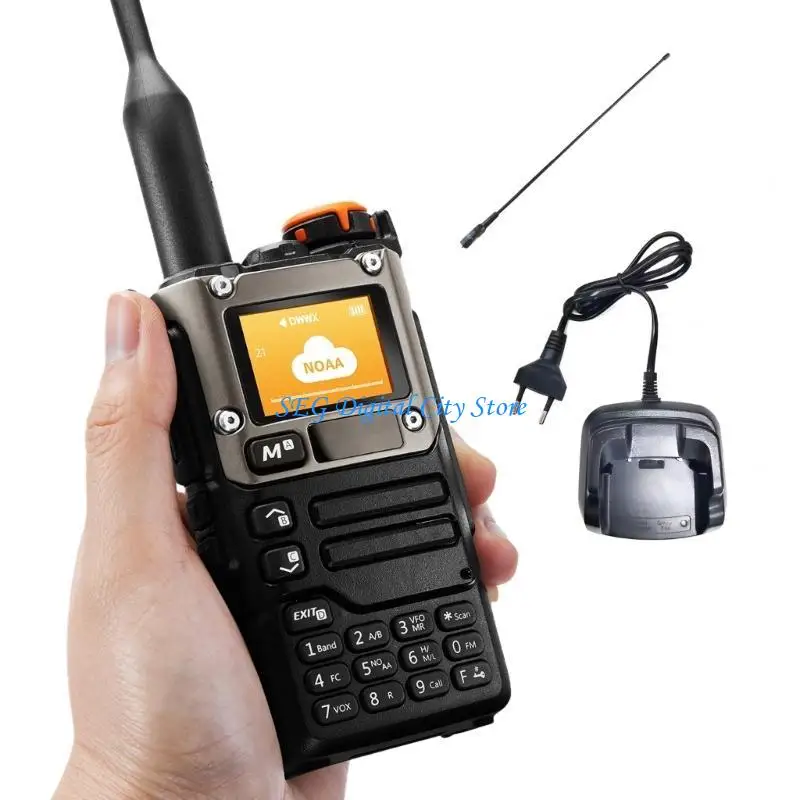 

U75B Walkie Talkie Rechargeable Walkie Talkie for Adults Long Ranges Distance 2 Way Radios NOAA Type C Radio