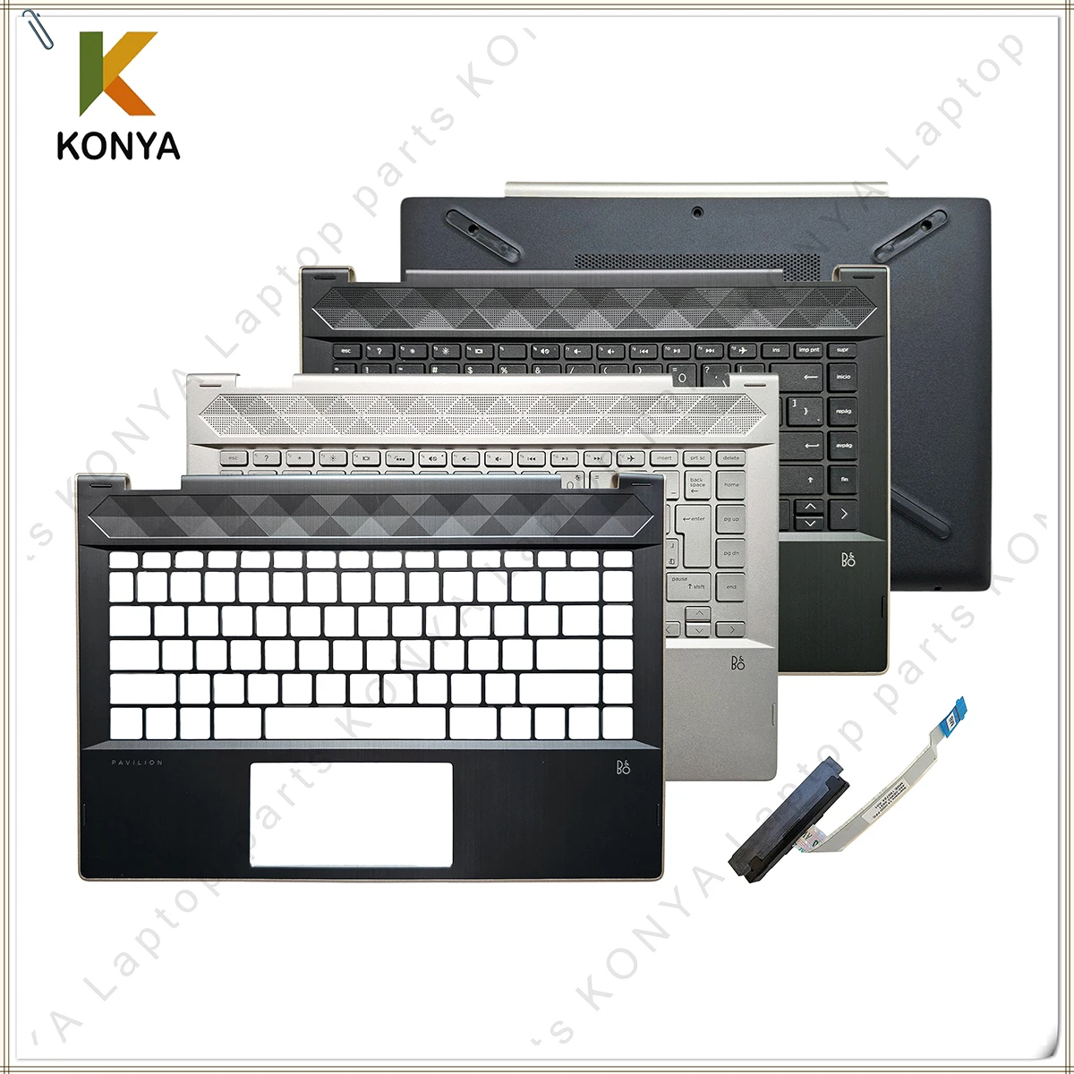 

For HP Pavilion X360 14-CD TPN-W131 Series Laptop LCD Back Cover/ Front Bezel/Palmrest/Bottom Case/Keyboard/Cable/Parts