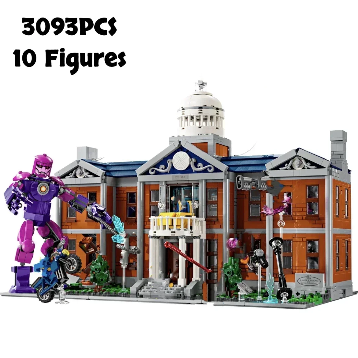 3093Pcs New 76294 X Mansion Modular Model Building Blocks City Architecture Streetview Set Bricks Toys for Adult Christmas Gifts