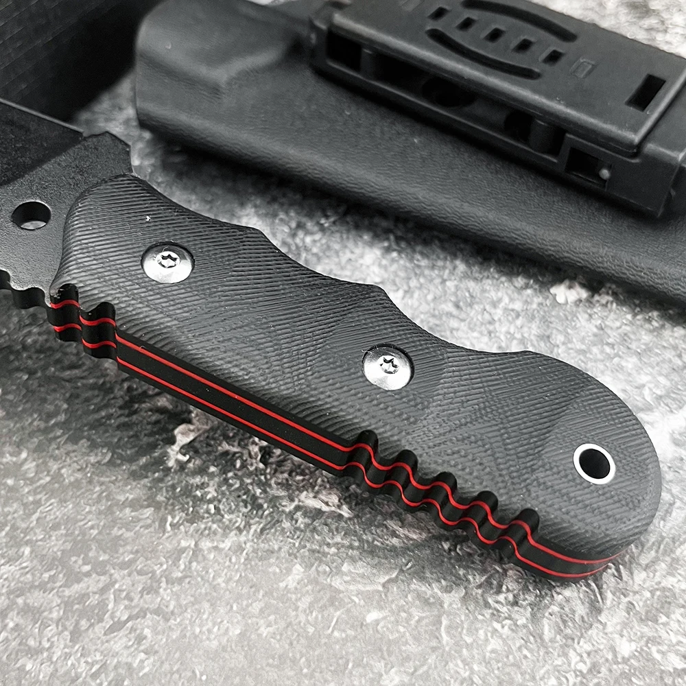 Durable Multifunctional Portable EDC Fixed Blade Knife Outdoor Tool Field Camping Trekking Backpacking BBQ Picnic  Fruit Knife