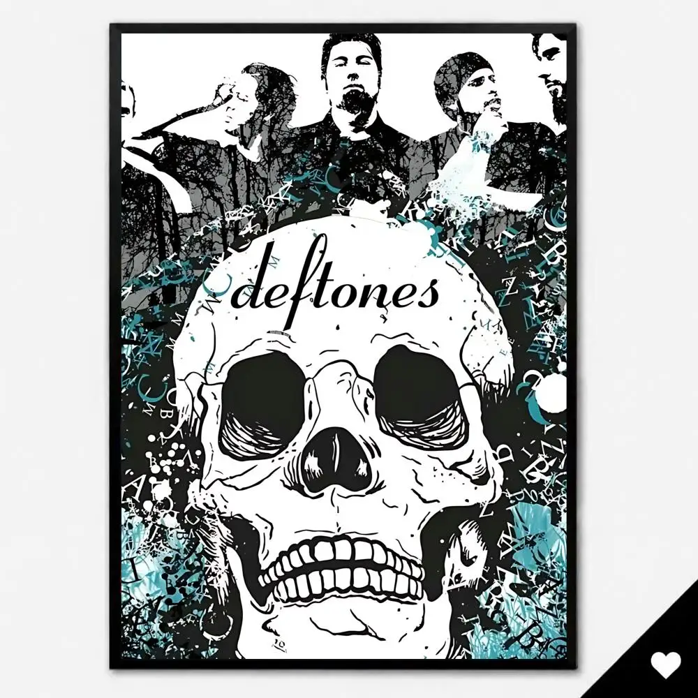 Band Metal D-Deftones Poster HD, abnehmbare Wandkunst, Geschenk für Schlafzimmer, Wohnzimmer, Studentenwohnheim, Büro, Gaming-Café, Bars – Detail 26