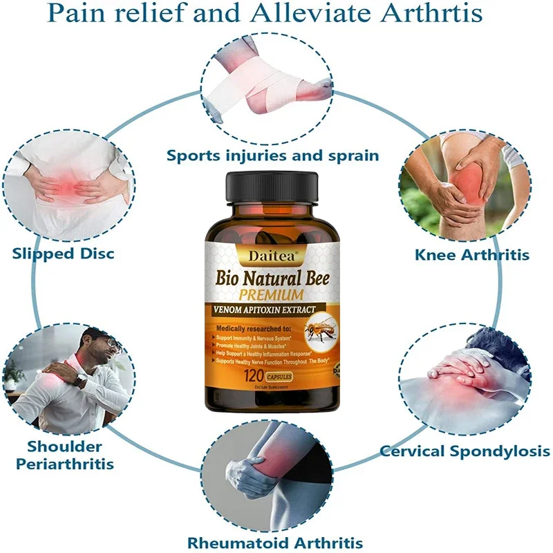 Daita Joint Pain Capsule - Helps with Joint Health, Relieves Pain, Reduces Hypertension, and Is Anti-inflammatory