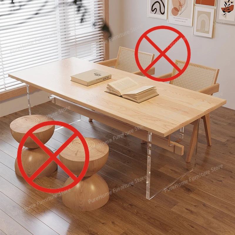 

Nordic Acrylic Eating Table Transparen Household Living Room Dining Table Color Simple Home Furniture Tavolo Da Pranzo XY40CZ
