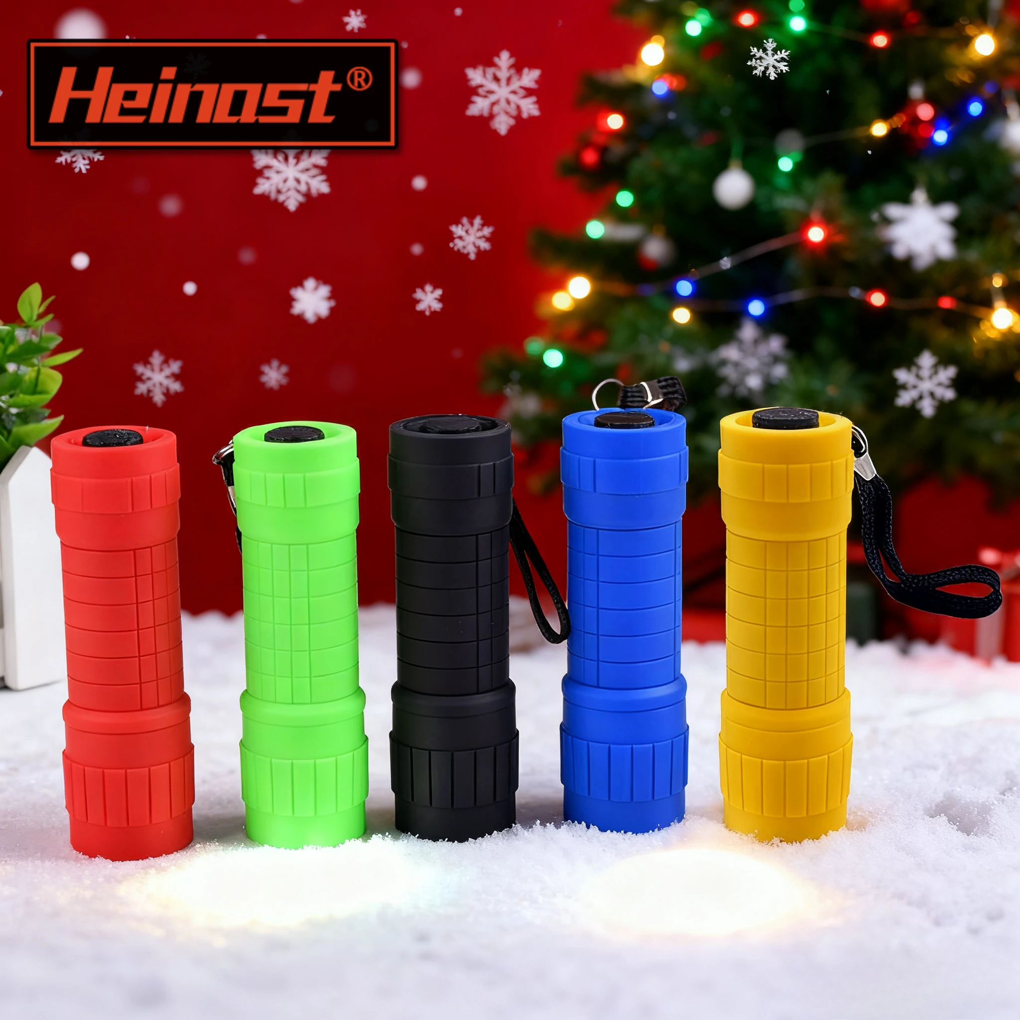 Mini Portable Flashlight Nine XPE Lamp Beads Strong Lighting Using 3 NO.7 Batteries Fixed Focus Pocket Outdoor Emergency Torch