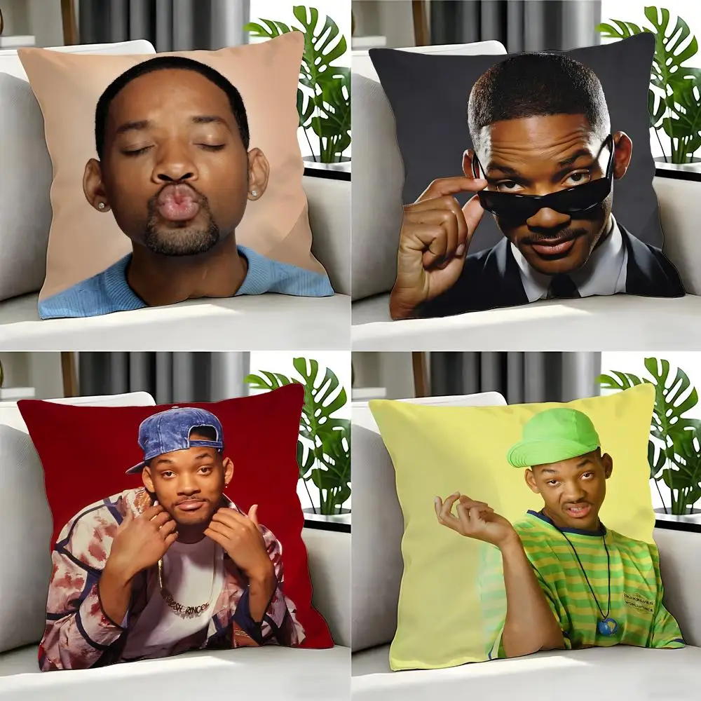 movie Will Smith Cushion Cover Cushion Cover Set 4Pcs 50x50 45x45 40x40 Pillowcase Decorative Sofa Home Decor