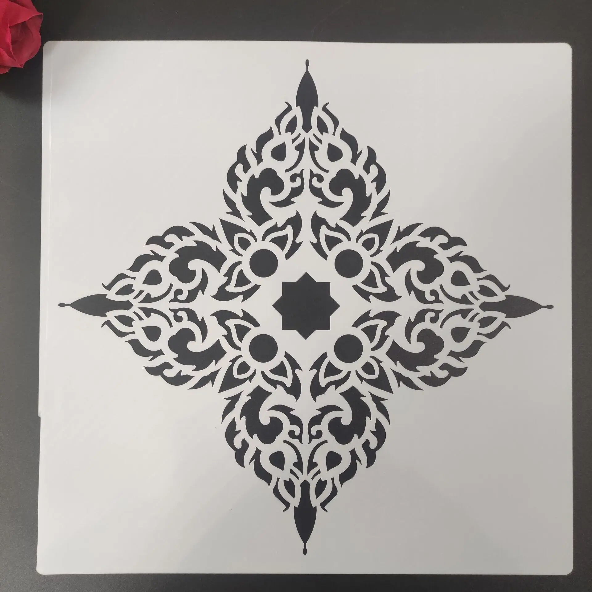 

30 *30cm Large Mandala Geometry DIY Wall Painting Layering Stencils Scrapbook Coloring Embossing Album Decorative Template N16