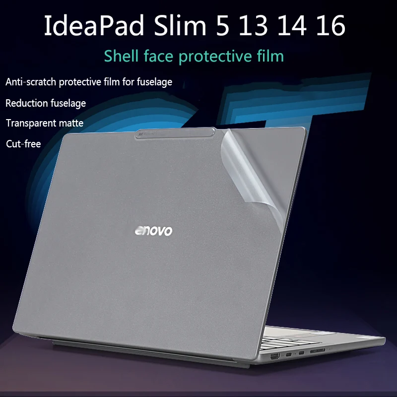 For Lenovo IdeaPad Slim 5 13 14 16 Notebook case protective film 13 ARP10 computer sticker 14AHP10 AKP10 IAH10 IRH10 face film