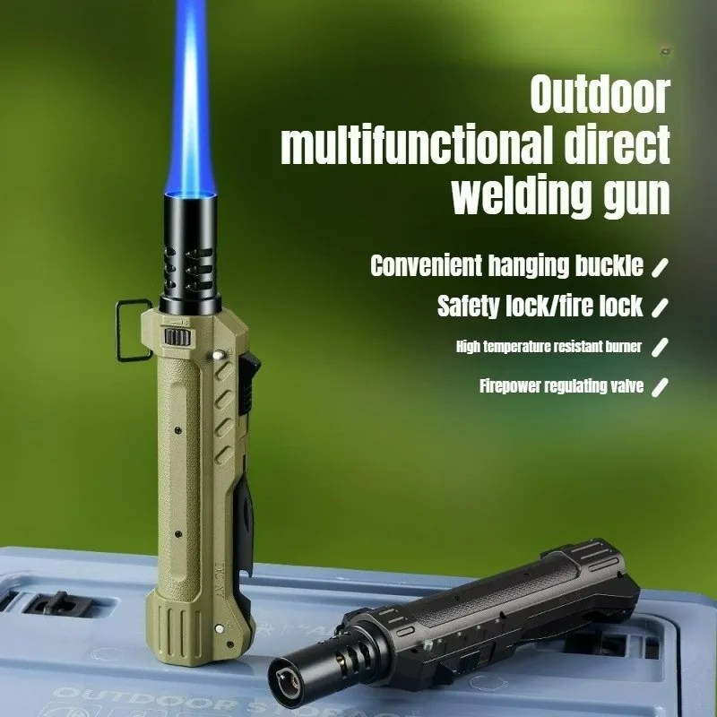 2026 Multifunctional High Firepower Spray Gun, Outdoor Windproof Direct Fire Igniter, Camping Handheld Flamethrower