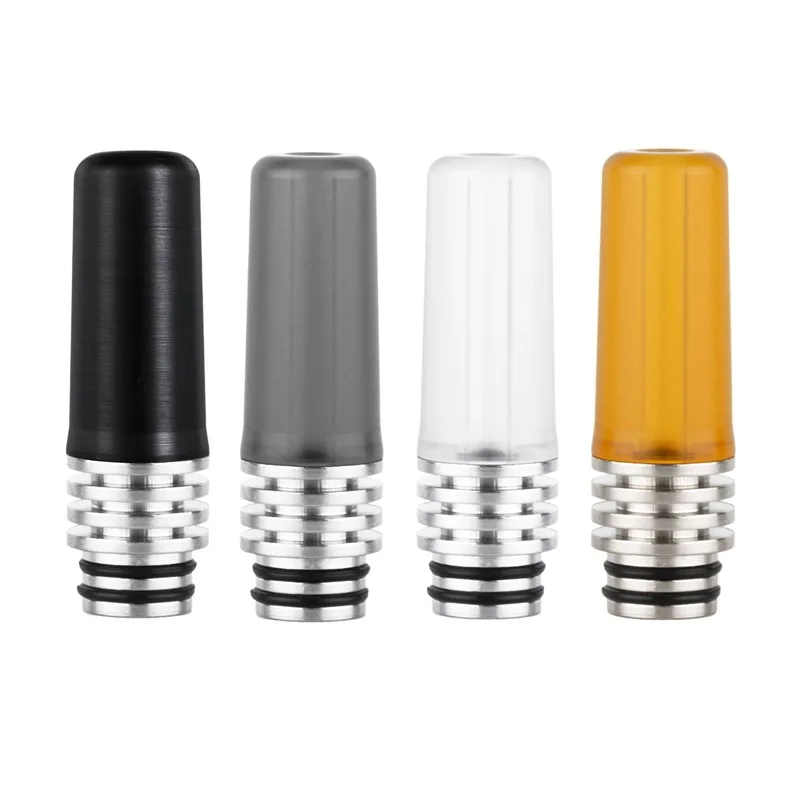 Long PEI Drip Type 510 RDA Dripper Heat Resistant SS Base Drip Tip for 510 RDA RTA Machine Pod System  Mod Accessorries