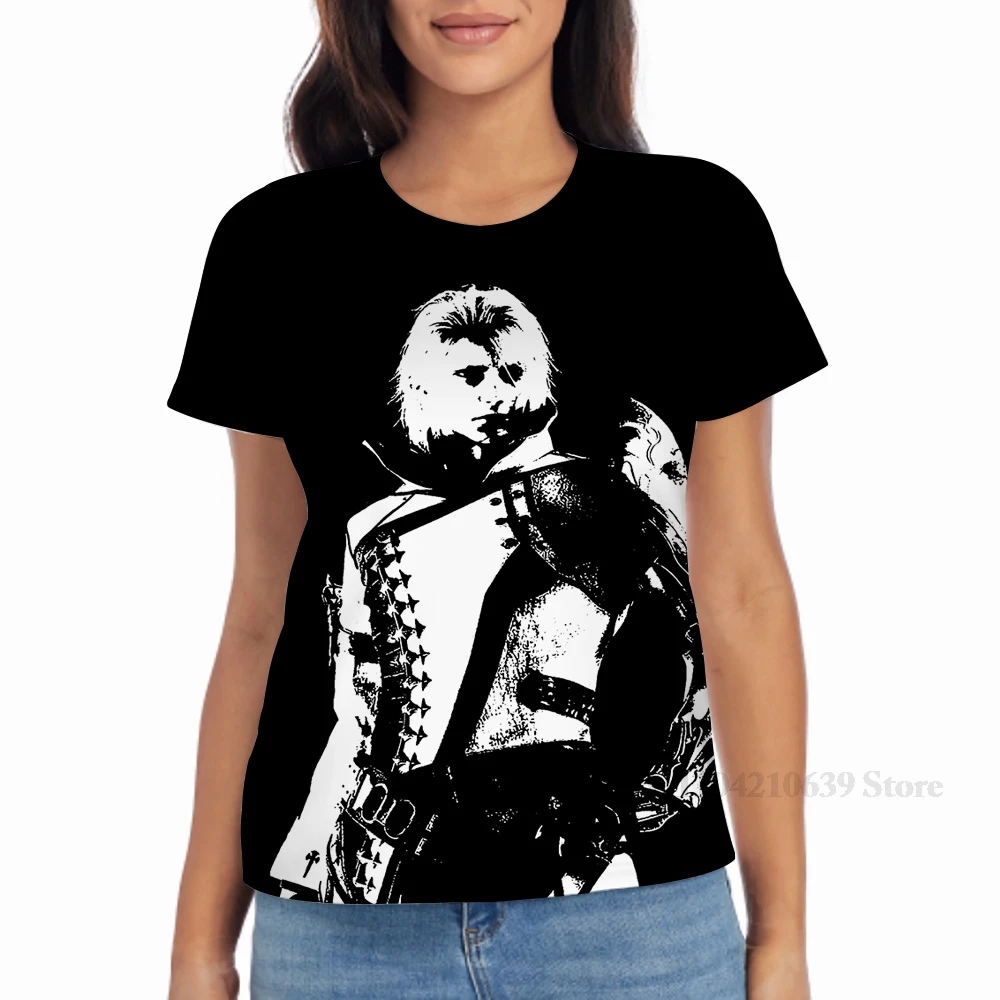 في جميع أنحاء الطباعة Weathered Ravus Final Fantasy XV الرجال تي شيرت المرأة فتاة الموضة تي شيرت الصبي بلايز تيز قصيرة الأكمام بلايز #3