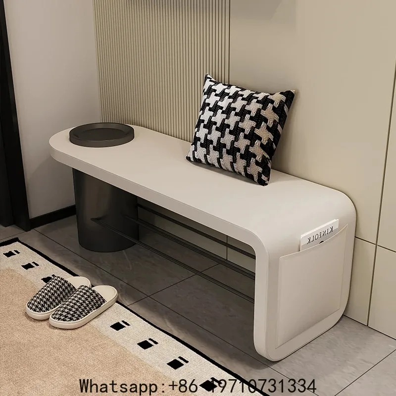

Nordic Creative Home Living Room Leisure Sofa Stool Entrance Comfortable Shoe Bench Light Luxury Designer Bedroom Benchs