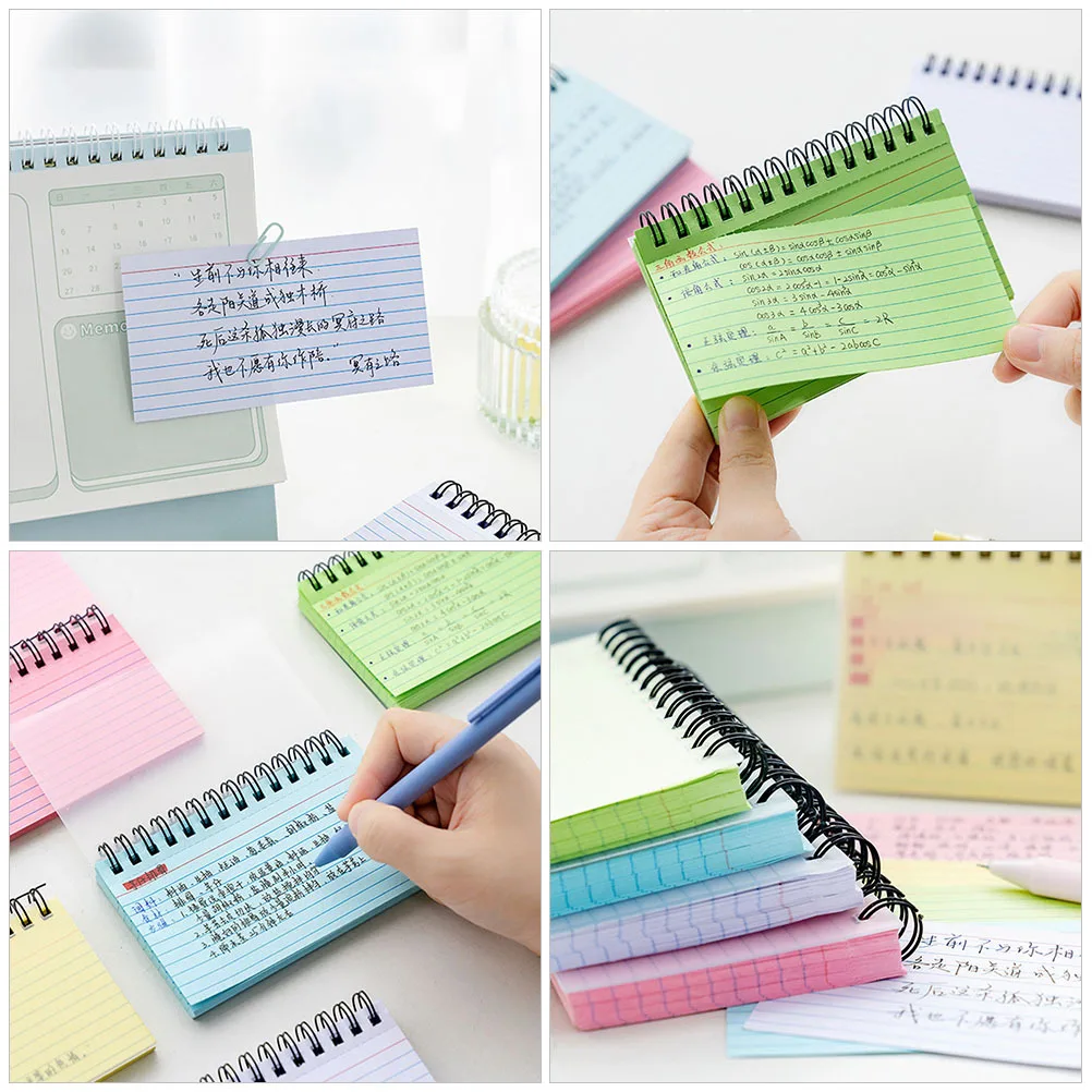 5 قطعة المفكرة الحلزونية الصغيرة 3X5 بوصة مذكرة الوسادة المحمولة للتخطيط اليومي للقيام قائمة اللوازم المكتبية المدرسية دفتر خفيف الوزن #6