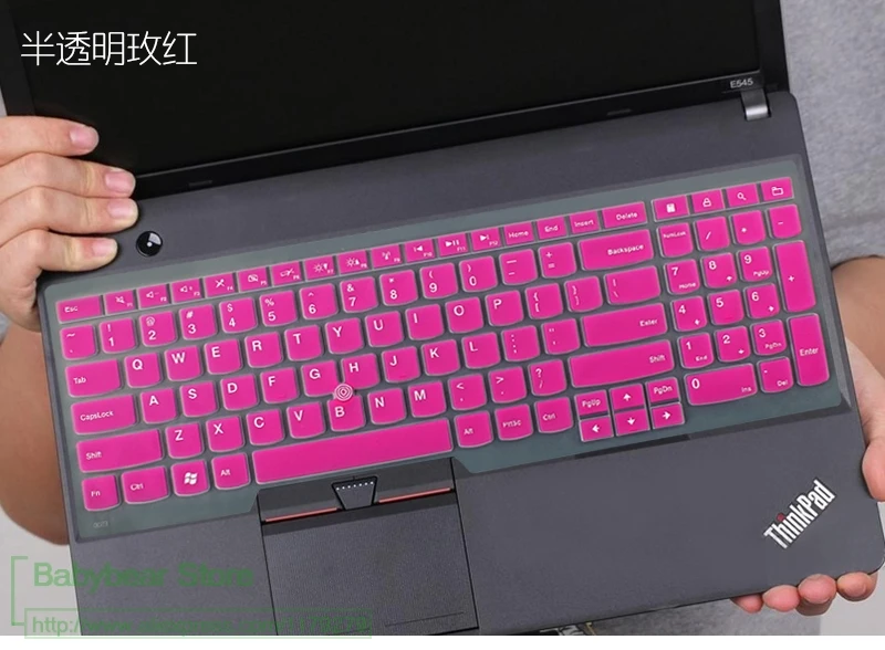 15 inch Silicone keyboard cover for Lenovo Thinkpad p50 p50s p51 E570 E575 W540 W541 W550 W550s L560 L570 T550 E531 E540 E550