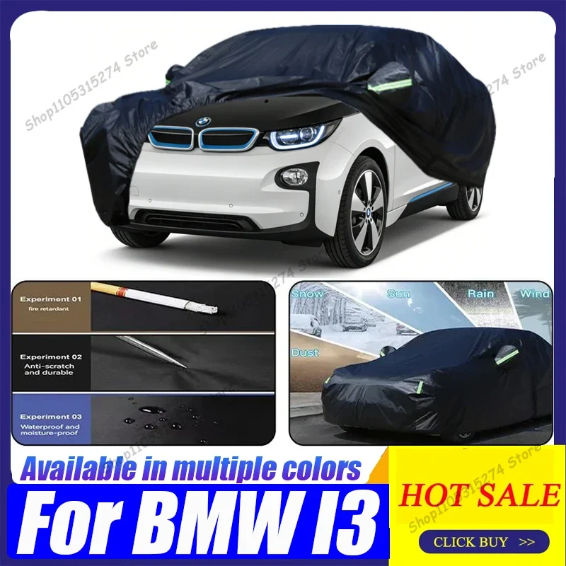 

Suitable for BMW I3 waterproof car cover in summer sunshade and winter rain and snow anti-reflective strip car cover