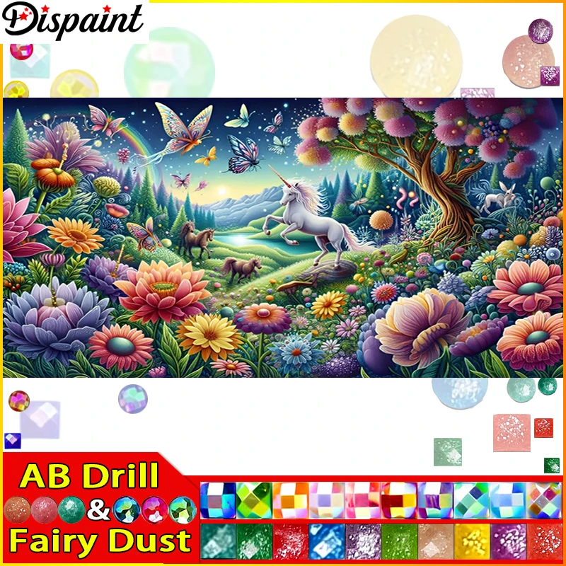 Embroidery Roll Pattern - Dispaint Fairy Dust AB Full Diamond