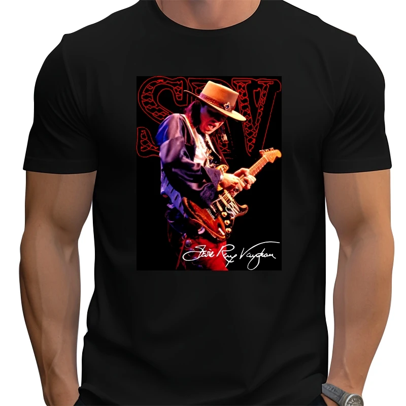 

Stevie Ray Vaughan Srv Blues Legend T Shirt Men Black S To 4Xl