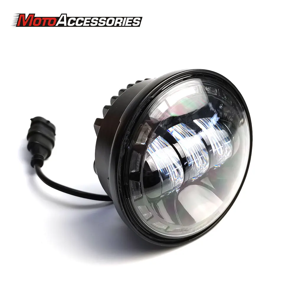 

Универсальная светодиодная фара для мотоцикла 30 Вт, противотуманная фара высокой яркости для KTM BMW Honda Harley Yamaha Kawasaki Suzuki 12-24 В