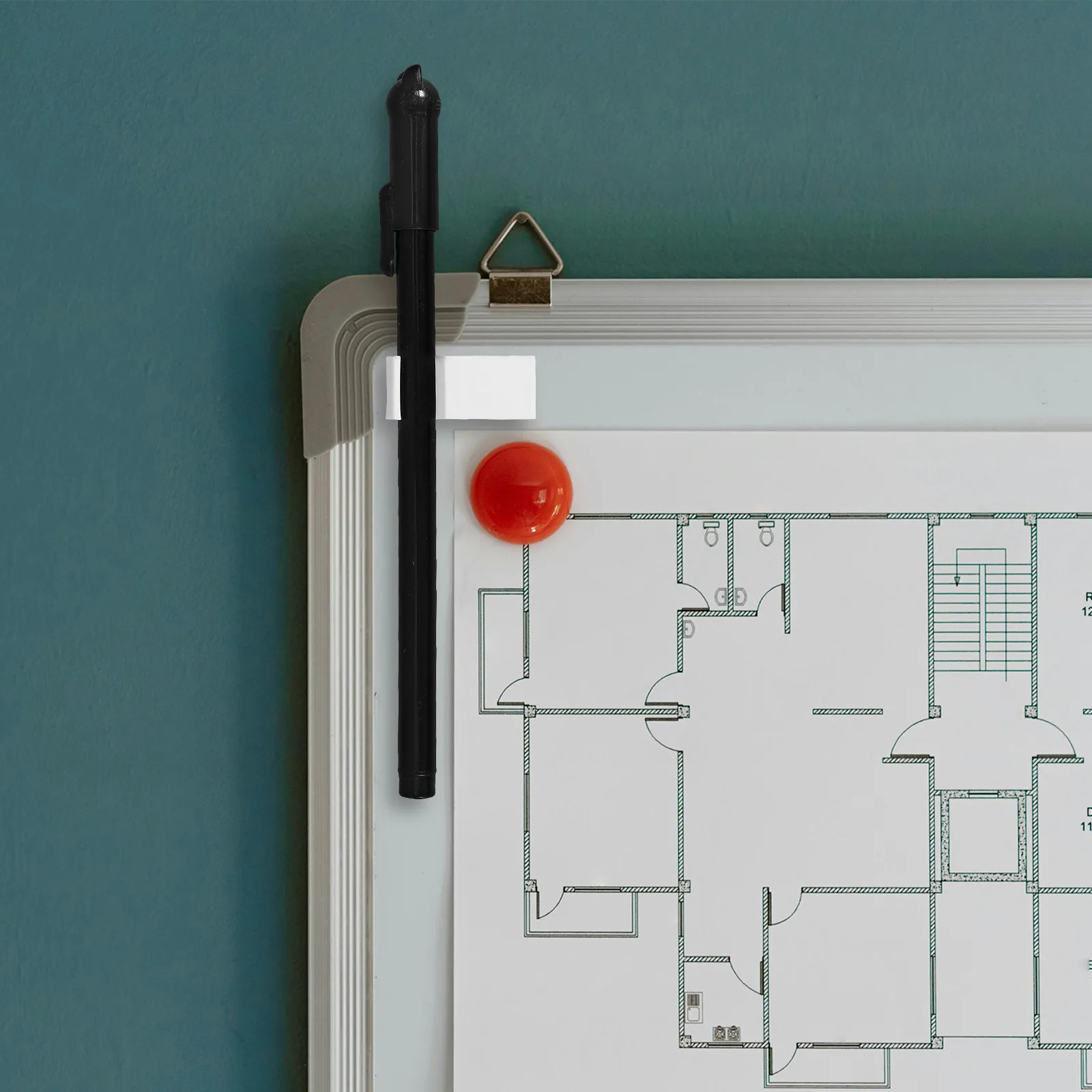 

20Pcs Pen Holder Clips Adhesive Plastic Pen Holders for Whiteboard School Office Classroom Multipurpose Pencil Clips Portable