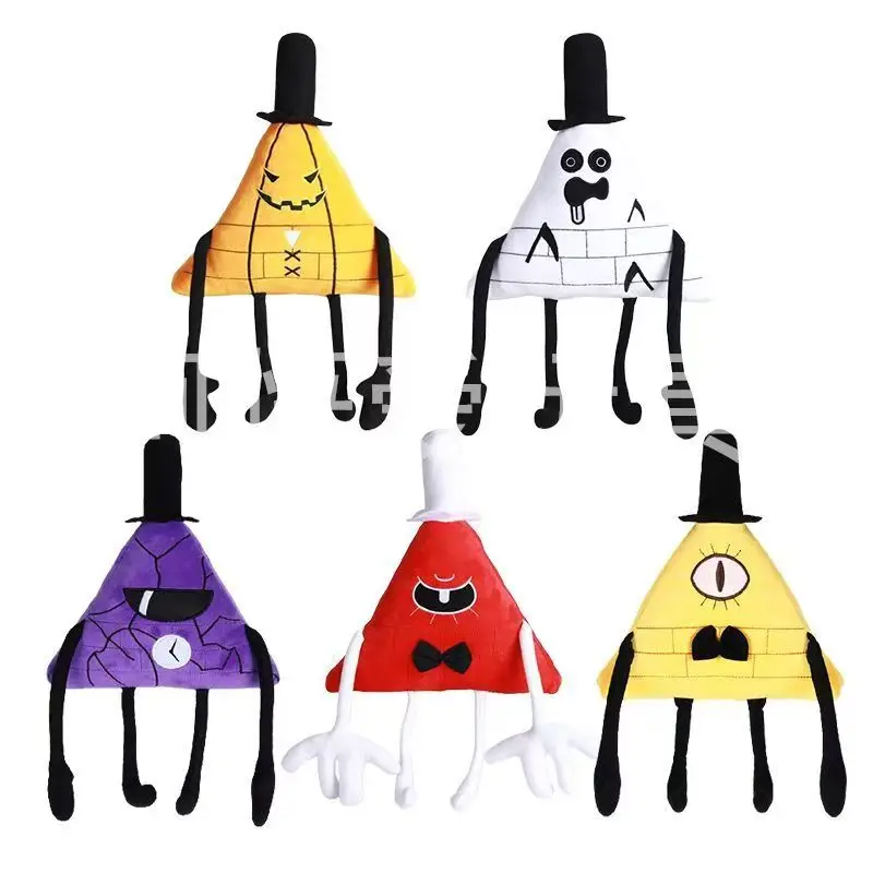 

28-сантиметровая кукла Gravity Falls Bill Cipher Pid, подарок на день рождения для детей, детские игры с героями мультфильмов, аниме, окружающие игрушки, декор, подарок