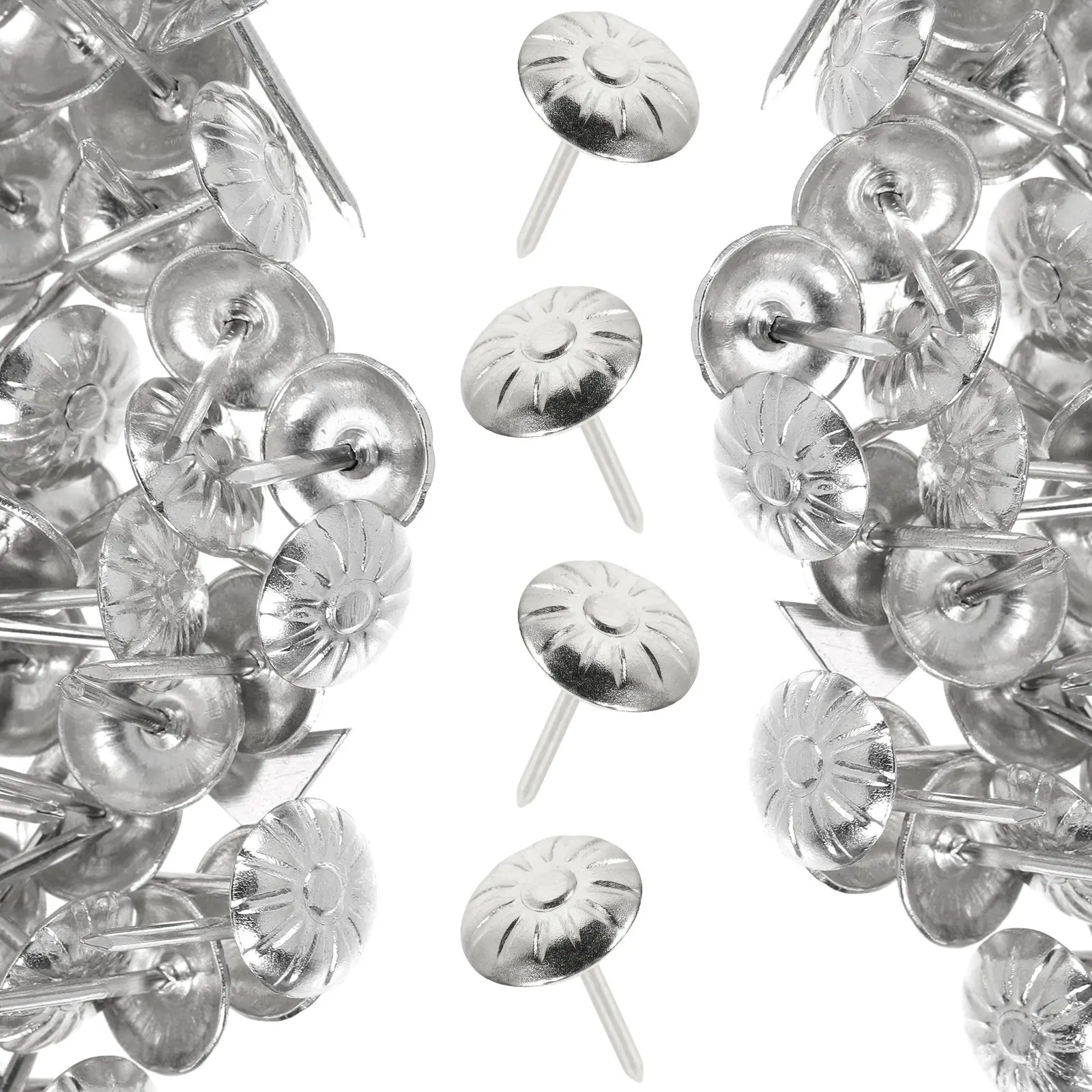 

300Pcs Upholstery Nails Iron Tacks for Sofa Furniture Decorative Push Pins Retro DIY Home Repair Replacement Fasteners