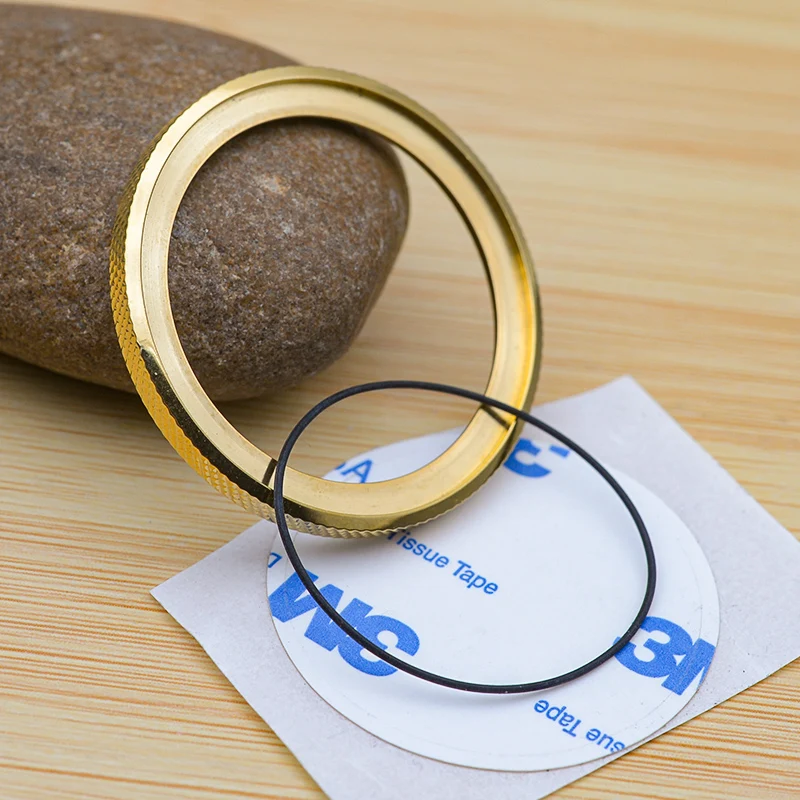 Матовые золотые, серебряные, черные часы из нержавеющей стали, аналогичные стальным кольцам обода Seiko SKX007 SKX009 SKX011 SRPD, модный Безель